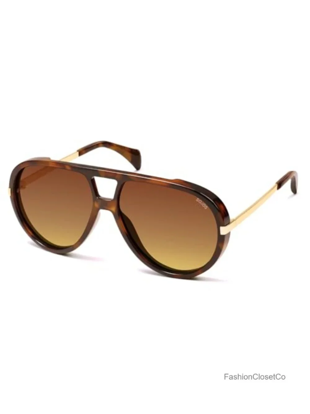 Retro Oversized Aviator Polarized Sunglasses with UV Protection TR-90 Frame